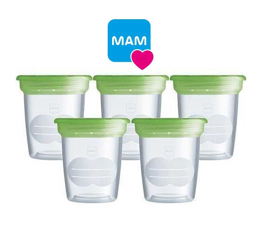 MAM Storage Solution - 5x Breast Milk Containers