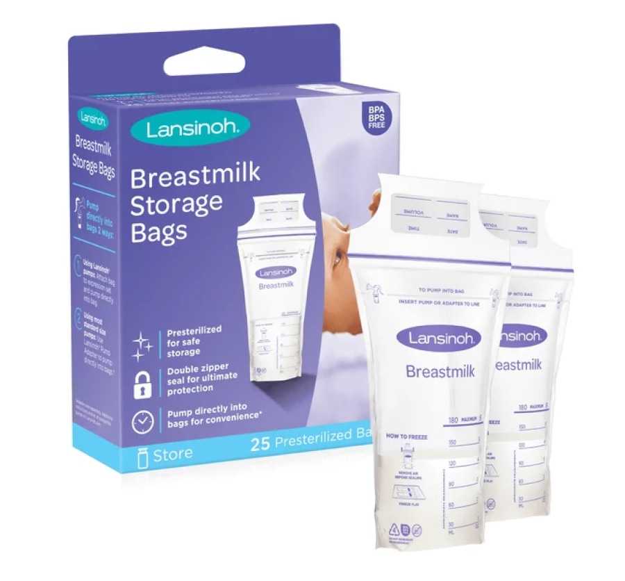 Lansinoh Milk Storage Bags 25-Pack